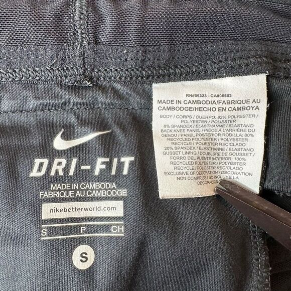 Nike Black Tech 2 Running Long Tights Leggings Size Small - Picture 4 of 10